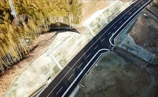 八幡木津線地方道路交付金工事