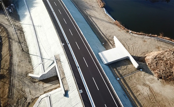 八幡木津線地方道路交付金工事